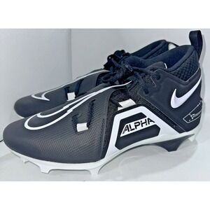 Nike Mens 12 W Alpha Menace Pro 3  Mid Football Cleats Black DH3292-001